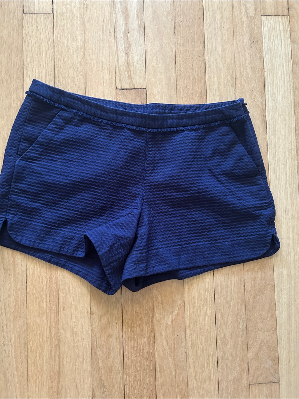 Lilly Pulitzer Navy Adie Textured Shorts